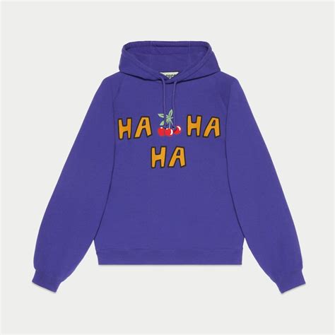 gucci ha ha ha hoodie